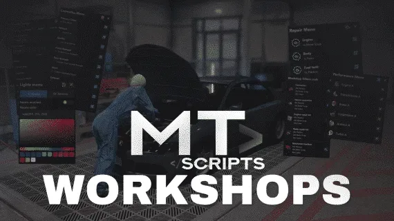 MT-Workshops FiveM Mechanic Script with Synced Repairs