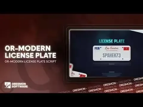 FiveM Vehicle Plate Customizer with Tebex Premium Plates