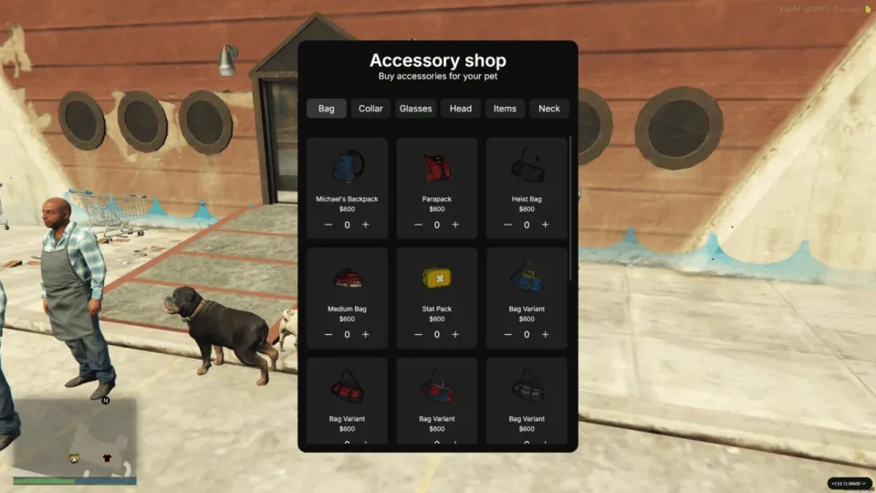 FiveM Pet System with Skills, Breeding and Accessories