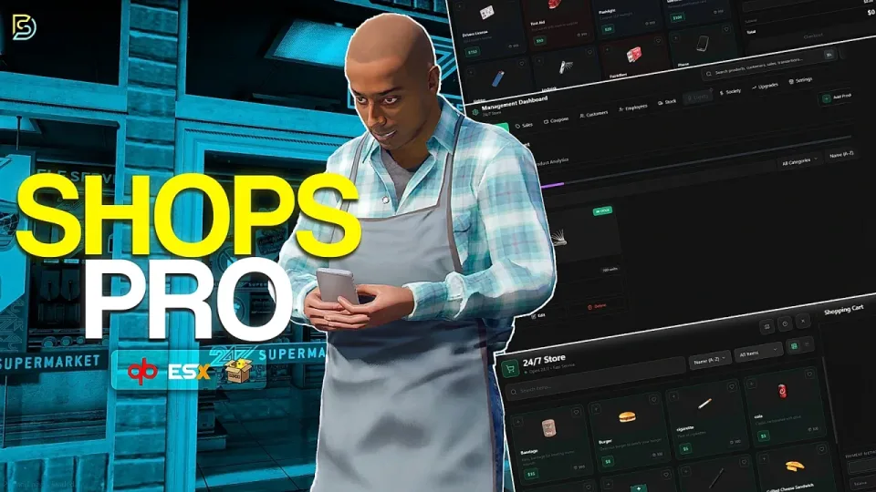 Custom Shops Pro: Player-Owned FiveM Shop Script