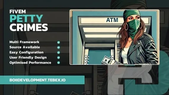 Boii Petty Crimes: Street Theft Script for FiveM