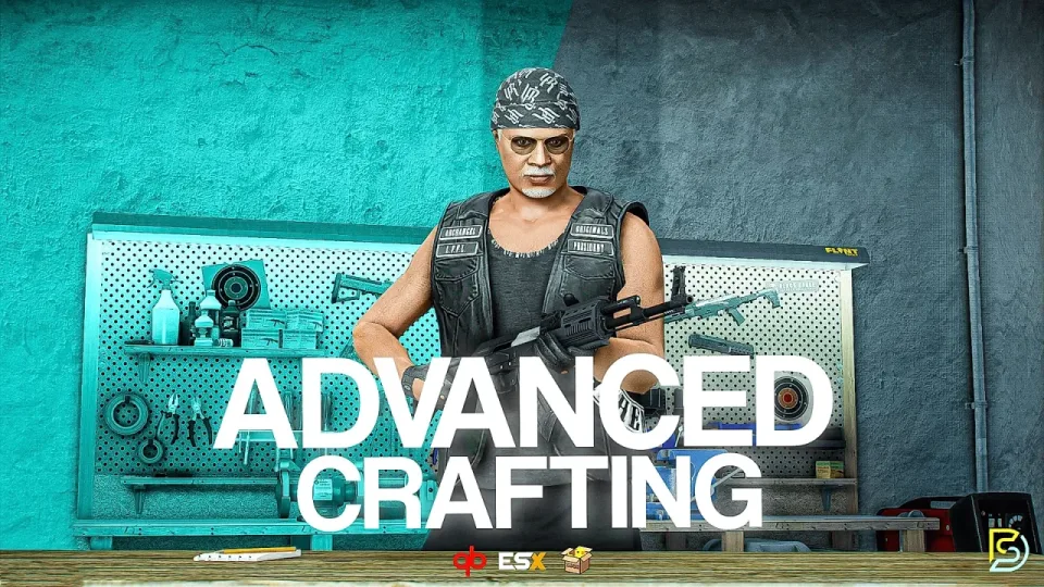Free FiveM Crafting Script with Tech Trees and Blueprints