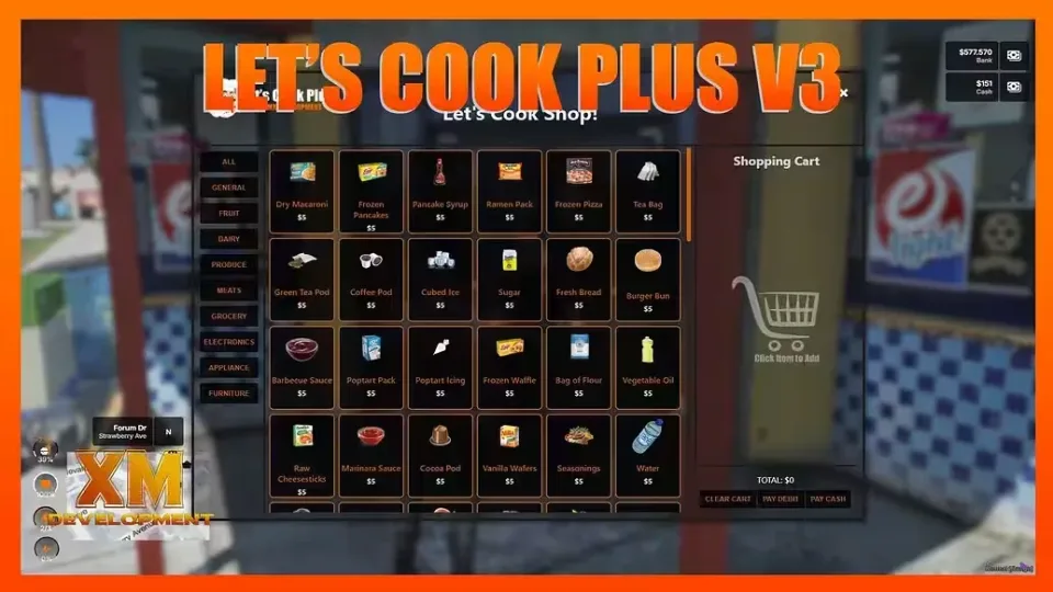 Let's Cook Plus FiveM Crafting Script with Minigames