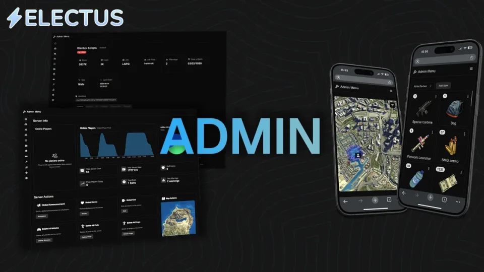 Electus Admin: Browser and Mobile FiveM Admin Menu