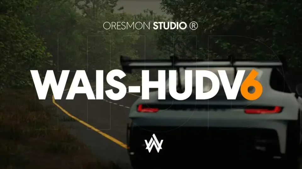 WAIS V6 Standalone FiveM HUD at 0.00ms Resmon